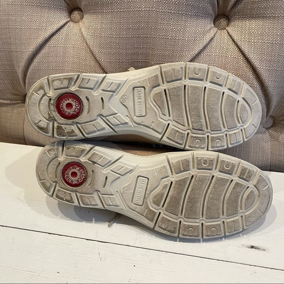 IMAC Beige Leather Sneakers Light Style. Made in Italy Sz 39 - Picture 6 of 9